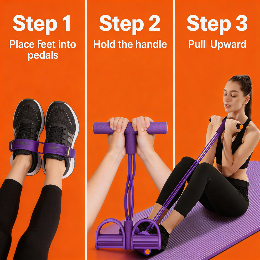 Yoga Pedal Puller Resistance Band Fitness Equipment