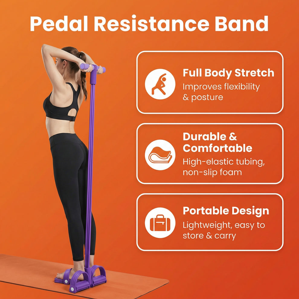 Yoga Pedal Puller Resistance Band Fitness Equipment